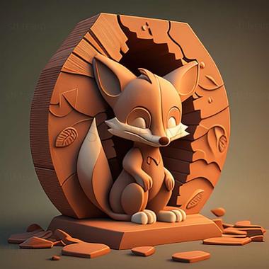 3D модель Гра Super Lucky Tale (STL)